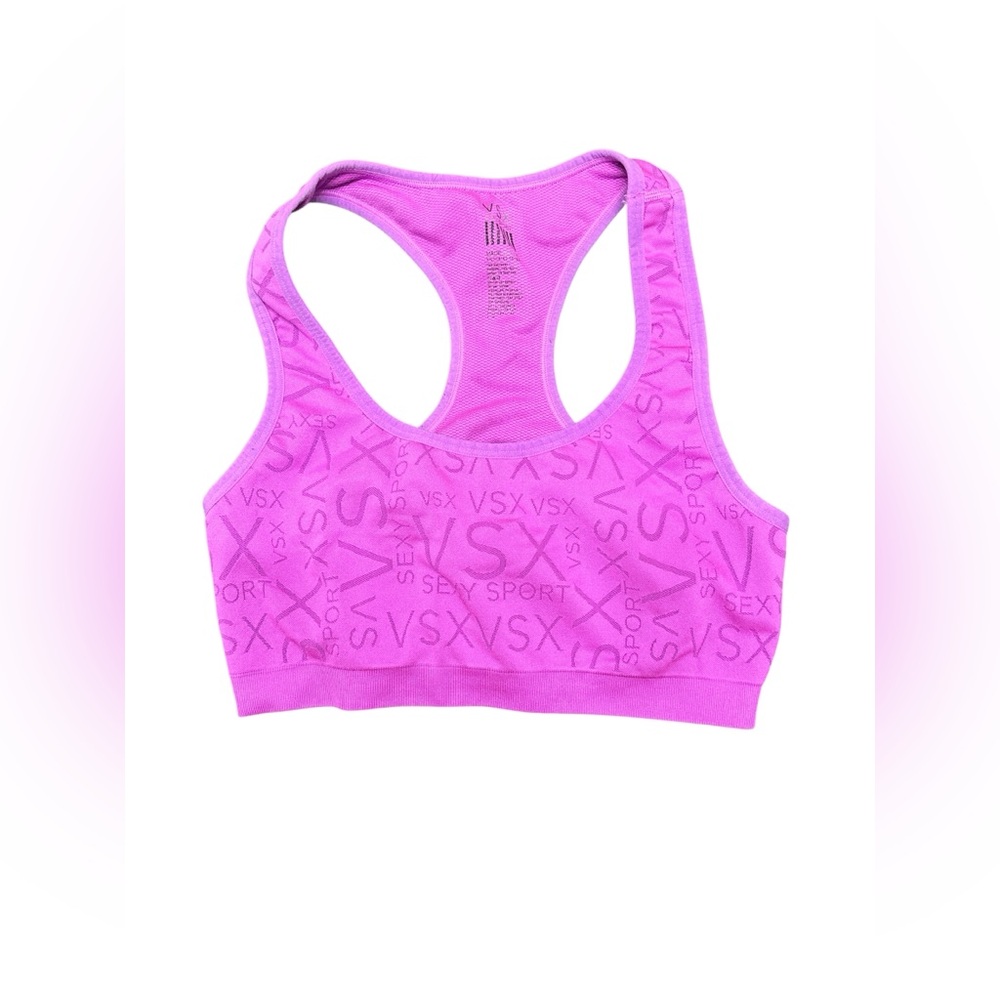 Victoria Secret Cut Out Purple Sports Bra H38